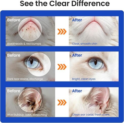 2% Chlorhexidine Wipes for Dogs & Cats Pet Skin Care in Kuwait
