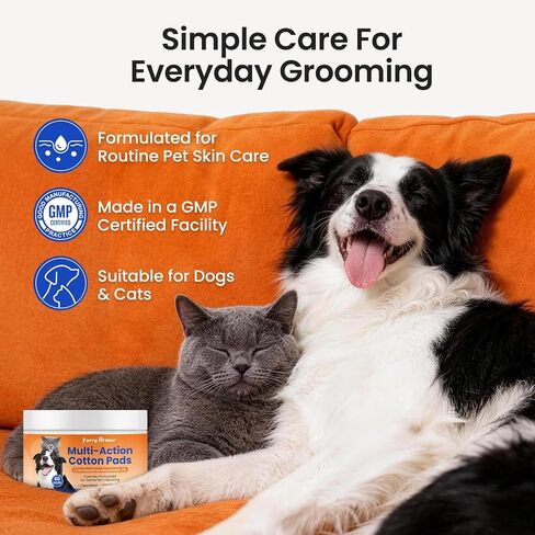 2% Chlorhexidine Wipes for Dogs & Cats Pet Skin Care in Kuwait