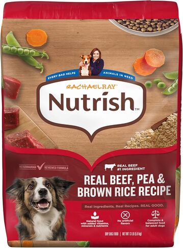 Nutrish Dry Dog Food, Beef, Pea & Brown Rice, 13 lb. Bag (Rachael Ray) in Saudi Arabia