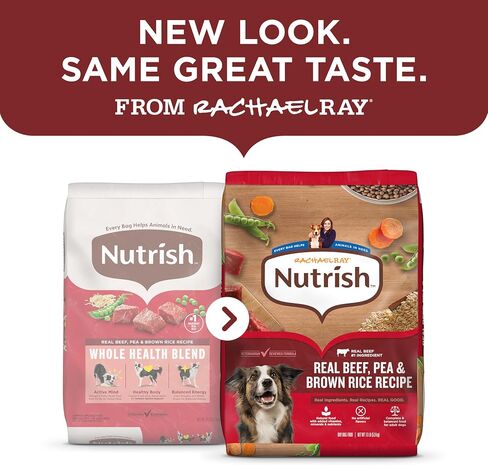 Nutrish Dry Dog Food, Beef, Pea & Brown Rice, 13 lb. Bag (Rachael Ray) in Saudi Arabia