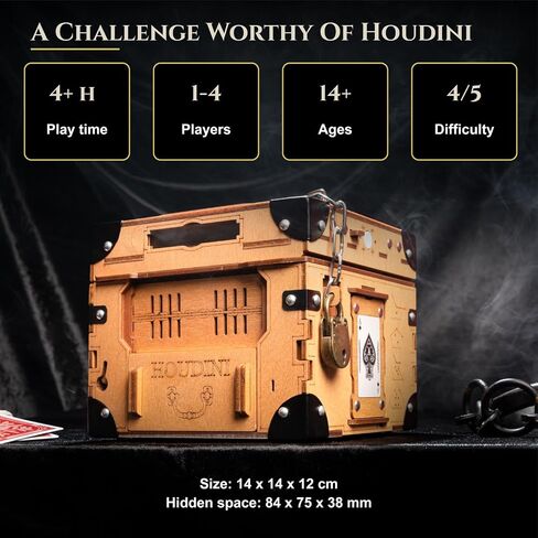 Puzzle Potato Houdini's Great Escape - Light-Powered Puzzle Box for Adults in Kuwait