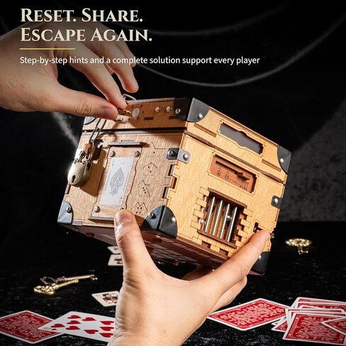 Puzzle Potato Houdini's Great Escape - Light-Powered Puzzle Box for Adults in Kuwait