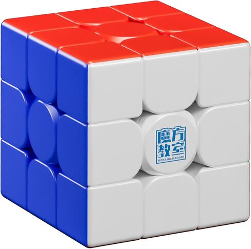 Moyu 3m V2 3x3 Magnetic Cube Moyu Cube Meilong Speedcube Stickerless Magic Cubes with Stand - Fast Smooth Problem-Solving Brain Teaser Puzzle Toy for Kids & Adults in Saudi Arabia