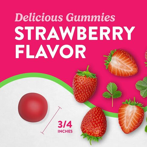 Nature's Truth Vitamin D3 and B12 Gummies | 60 Count | Vegetarian, Non-GMO & Gluten Free Supplement | Natural Strawberry Flavor in Kuwait