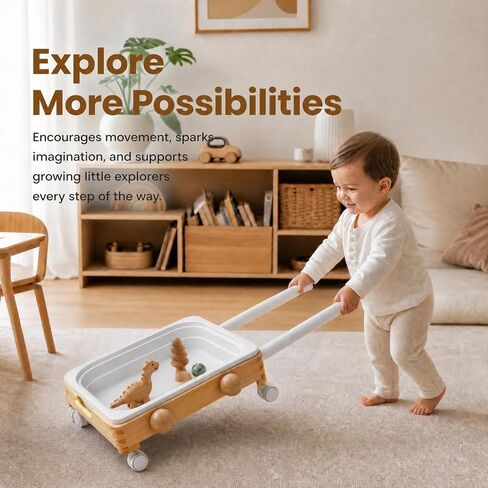 Woodtoe Water Table for Toddlers 1-3, Sensory Play Activity Table for Kids in Saudi Arabia