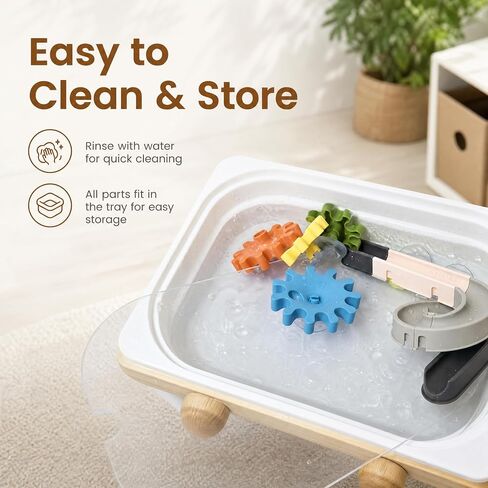 Woodtoe Water Table for Toddlers 1-3, Sensory Play Activity Table for Kids in Saudi Arabia