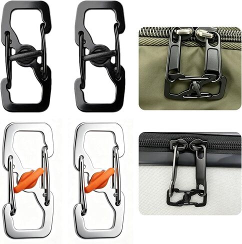 Locking Anti Theft Zipper Clips, Travel Essentials for Luggage Backpack in Saudi Arabia