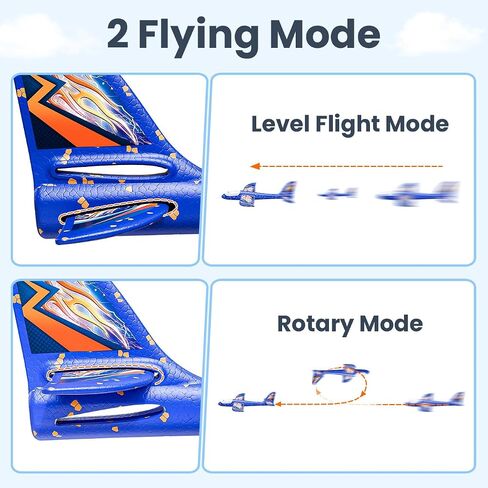 4 PCS 38CM LED Light Up Foam Glider Planes for Kids Outdoor Garden Toys in Kuwait