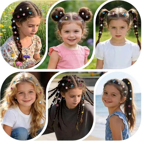 kidzkube Hair Jewelry & Bling Craft Toys for Girls, Hair Gem Stamper Kit – DIY Hair Arts Crafts – Birthday Gifts for 5 6 7 8 9 10 11 12 in Kuwait