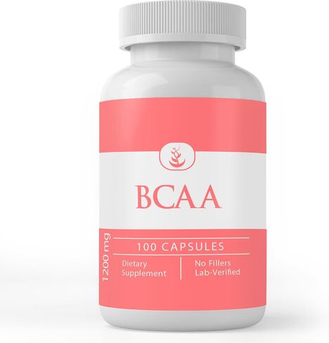 مكونات أصلية نقية BCAA، (100 كبسولة) نقية دائمًا، بدون إضافات أو مواد مالئة، تم التحقق منها معمليًا in Kuwait