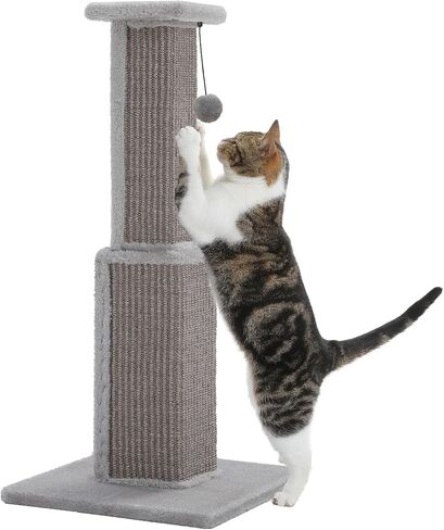 PAWZ Road Large Cat Scratching Post 32" Tall Black Cat Scratcher in Kuwait