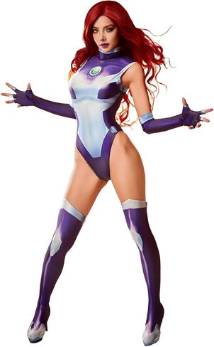 Cosplay.fm Women's Super Speed Cosplay 3D Printed Bodysuit Costume in Kuwait