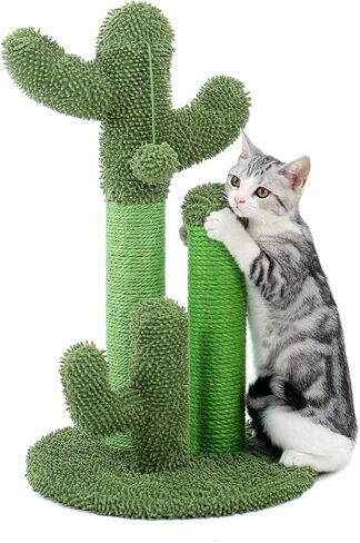 عمود خدش للقطط من PAWZ Road Cat يتميز بـ 3 أقطاب خدش وكرة متدلية متوسطة الحجم 23 بوصة in Kuwait