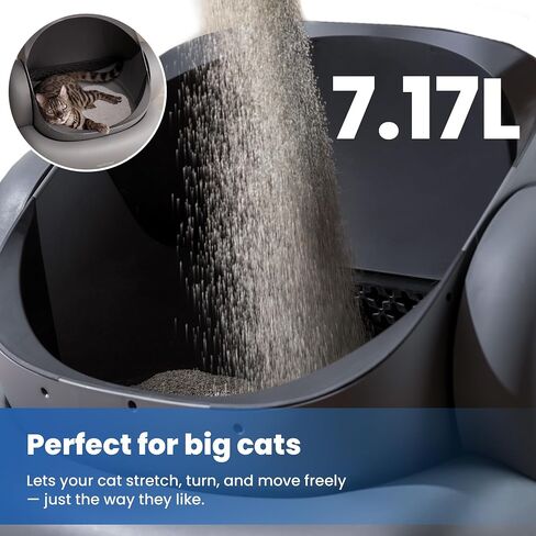 Neakasa M1 Plus Open-Top Self Cleaning Cat Litter Box with Cat Step in Kuwait
