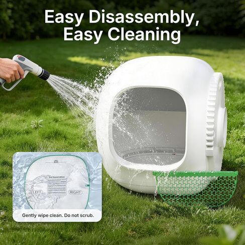 PETKIT Purobot Max 3 Automatic Litter Box Large Opening Odor Control Safety in Saudi Arabia