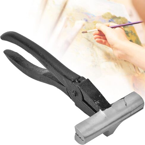 Cast Iron Canvas Stretching Pliers for Oil Painting and Fabric — Black Ergonomic Handle, Stretching Tool for Artists in Kuwait