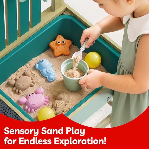 TOP BRIGHT 2026 Upgraded Mud Kitchen for Kids, Water & Sand Play in Saudi Arabia