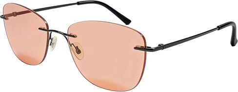 BRADDELL OPTICS Women's FL-41 Rose Tinted Migraine Light Sensitivity Rimless Glasses for Fluorescent LED Glare, Photophobia and Eye Strain in Saudi Arabia