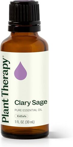 Plant Therapy Clary Sage Essential Oil 100% Pure, Undiluted, Natural Aromatherapy, Therapeutic Grade 30 mL (1 oz) in Kuwait