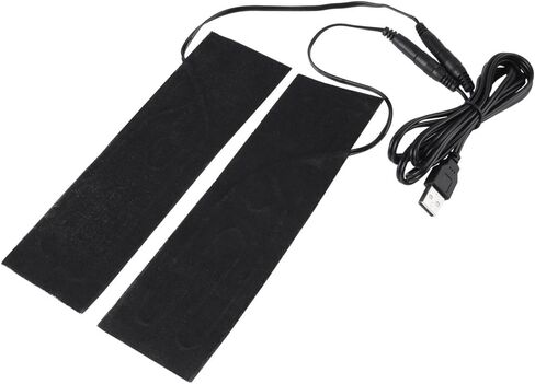 1 Pair Black USB Carbon Fiber Heating Mat 5V USB Electric Heating Element Film Heater Pads USB Heating Pad USB Heating Film Heat Pad for Warming Feet in Kuwait