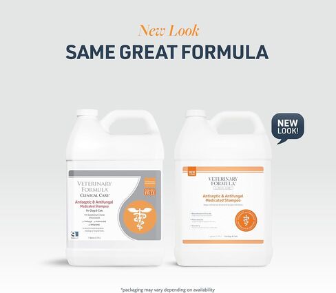 Veterinary Formula Clinical Care Antiseptic and Antifungal Medicated Shampoo for Dogs & Cats, 128 Fl Oz – Helps Alleviate Scaly, Greasy, red Skin – Paraben, Dye, Soap-Free (1 Pack) in Kuwait