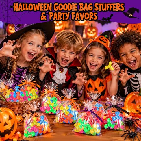 120pcs Fidget Spinners Bulk for Classroom Prizes, Sensory Fidget Toys Bulk Halloween Goodie Bags Stuffers Party Favors for Kids 4-8-12 Birthday Gifts in Saudi Arabia