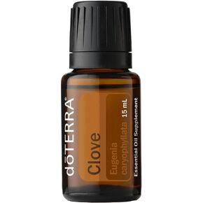 doTERRA Clove Essential Oil - Supports Cardiovascular Health, Powerful Antioxidant Properties, Helps Clean Teeth and Gums; For Diffusion, Internal, or Topical Use - 15 ml in Saudi Arabia