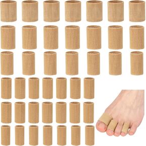 Toe Sleeve Protectors Toe Cushion Tube Soft Gel Corn Pads Protectors, 42PCS Toe Spacers for Bunion, Hammer Toe, Cushions Corns, Blisters, Calluses on Toes, Fingers, Feet, YEAJOIN (4 Size) in Kuwait