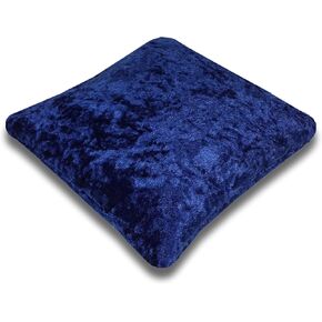 7.5" Dark Blue Crushed Velvet Tiara & Crown Pillow Stand in Kuwait