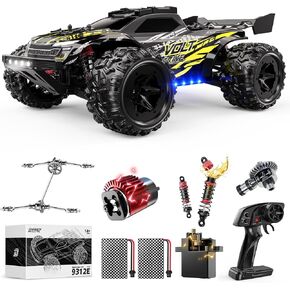 DEERC Fast RC Cars, 42KM/H, 1/18 Scale Off Road RC Truck, 2 LiPo Batteries in Saudi Arabia