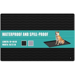 URMONA Silicone Pet Feeding Mat 19 x 19 in, Dog Cat Food and Water Mat in Saudi Arabia