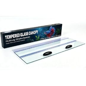 Clear Tempered Glass Aquarium Canopy Replacement Lid 29.21x11.69x0.16in Fish Tank Hood Fits Most 20 Long & 29 Gallon Aqueon, Marineland, Perfecto Tanks for Freshwater & Saltwater in Saudi Arabia