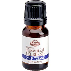Fabulous Frannie Deep Tissue Essential Oil Blend 10ml Made with Wintergreen, Camphor, Lavender, Ginger, Chamomile & Helichrysum Pure Essential Oils. in Saudi Arabia