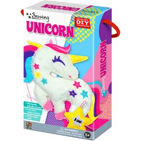 C.S. Kids Magic World DIY Personalised Unicorn Sewing Kit |Frist Sewing Arts & Crafts Gifts | Educational Sewing Kit for Kids | Sew Your Own Unicorn (Safety Neddle & Instruction Included) in Saudi Arabia