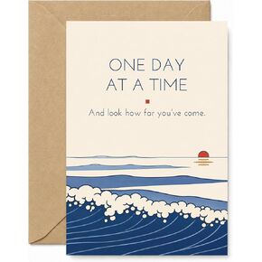 Sobriety Card with Envelope, Recovery Gift for Women Men, Stay Sober Card, D2 in Kuwait