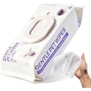 HICC PET Dog Wipes for Dogs & Cats, French Mineral Water, 110 Count in Saudi Arabia