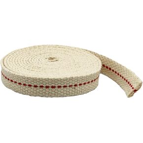 Light of Mine - 5/8" Inch 6' Foot, 100% Cotton Flat Wick for Paraffin Oil, Kerosene Based Lanterns, and Oil Lamps with Genuine Red Stitch (5/8" - 6' Roll) in Saudi Arabia