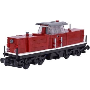 Train Building Block Rail Car – Single Carriage Expansion for MOC Trains, Works with All Major Brands in Kuwait