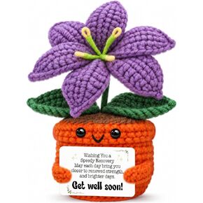 Boss Day Gifts for Women，Lily Crochet Boss Birthday Gift in Saudi Arabia