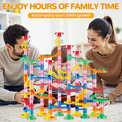 Marble Run, 133 PCS Construction Building Blocks Toys for Kids 4+ in Saudi Arabia