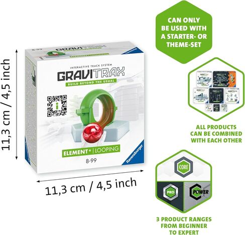 Ravensburger GraviTrax: Loop Accessory | Marble Run & STEM Toy for Boys & Girls Ages 8 & Up | Accessory for 2019 Toy of The Year Finalist in Saudi Arabia