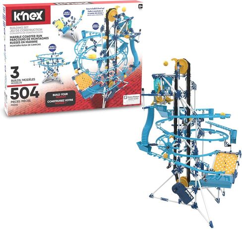 K'NEX - Marble Coaster Run with Motor‚ 504 Pieces, STEM Building, Kid Construction Set‚ Ages 8+ in Saudi Arabia