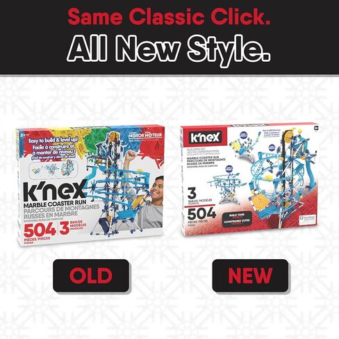 K'NEX - Marble Coaster Run with Motor‚ 504 Pieces, STEM Building, Kid Construction Set‚ Ages 8+ in Saudi Arabia