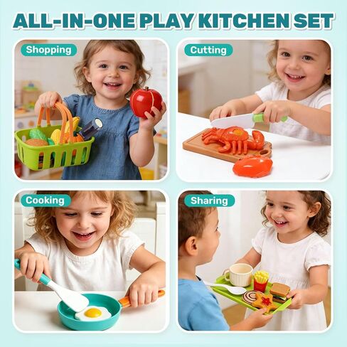 CUTE STONE Kids Play Kitchen Accessories Toy for Girls & Boys Ages 3+ in Kuwait
