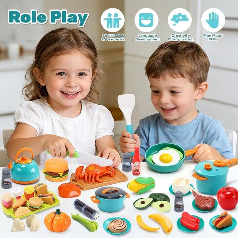 CUTE STONE Kids Play Kitchen Accessories Toy for Girls & Boys Ages 3+ in Kuwait