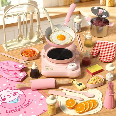 Gotoofun Kids Cooking Sets Real Montessori Play Kitchen in Kuwait
