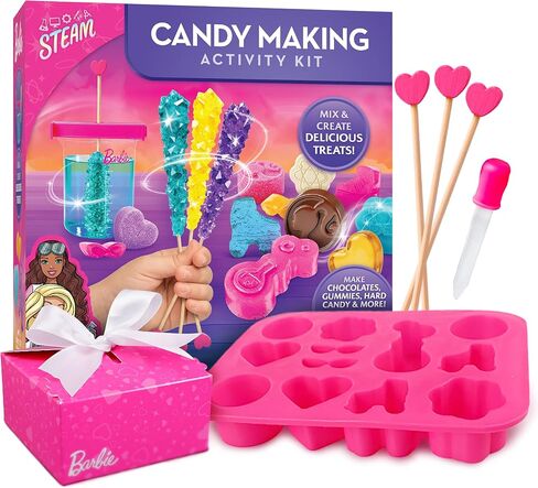 Barbie Candy Making Food Science Kit with 5 Recipes for Kids Ages 8-12 in Kuwait