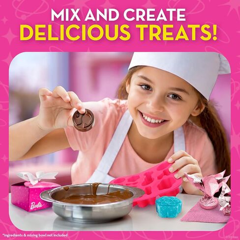 Barbie Candy Making Food Science Kit with 5 Recipes for Kids Ages 8-12 in Kuwait