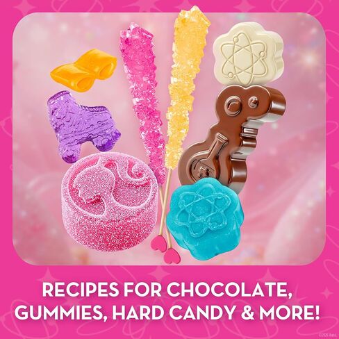 Barbie Candy Making Food Science Kit with 5 Recipes for Kids Ages 8-12 in Kuwait