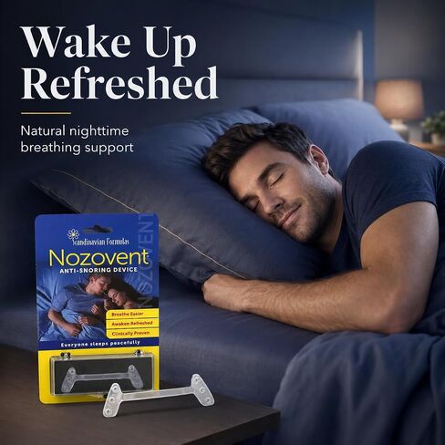 Scandinavian Formulas Nozovent Anti-Snoring Device, 2 Count in Kuwait